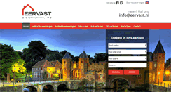 Desktop Screenshot of eervast.nl